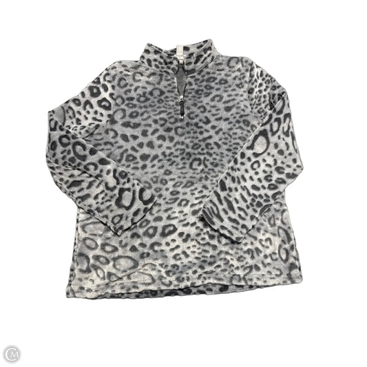 Top Long Sleeve By Chicos In Grey, Size: L