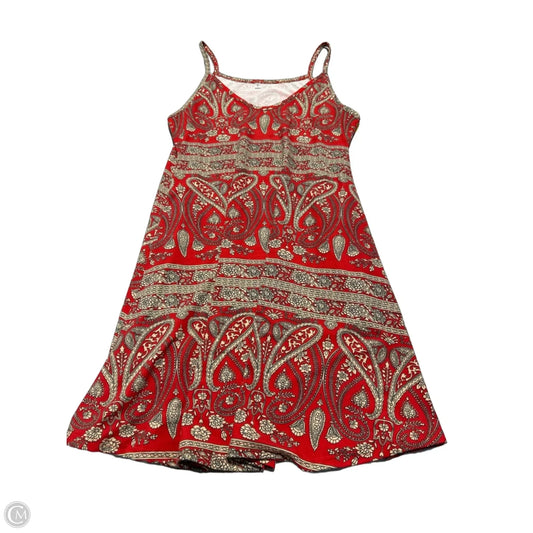 Dress Casual Short By Cmc In Red, Size: L