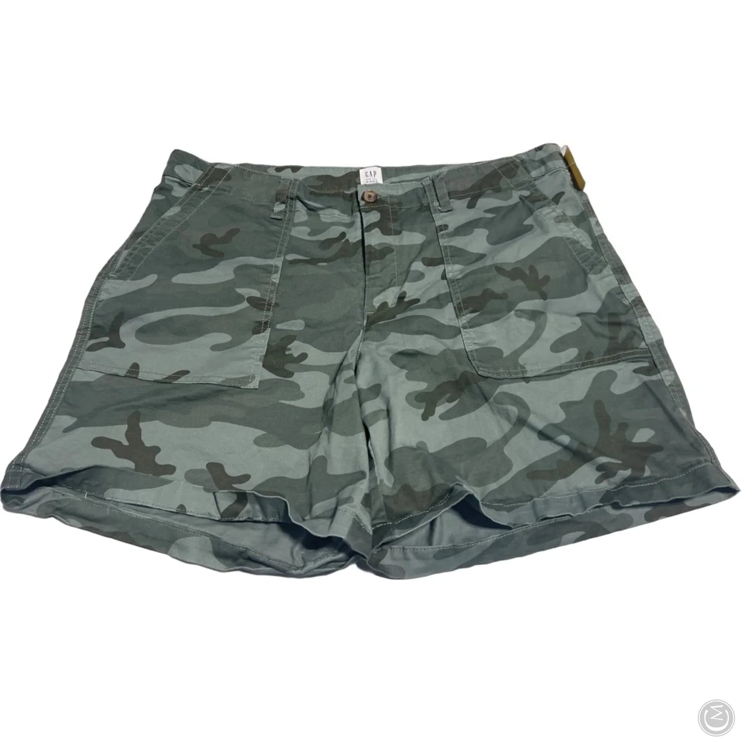 Shorts By Gap In Camouflage Print, Size: 16