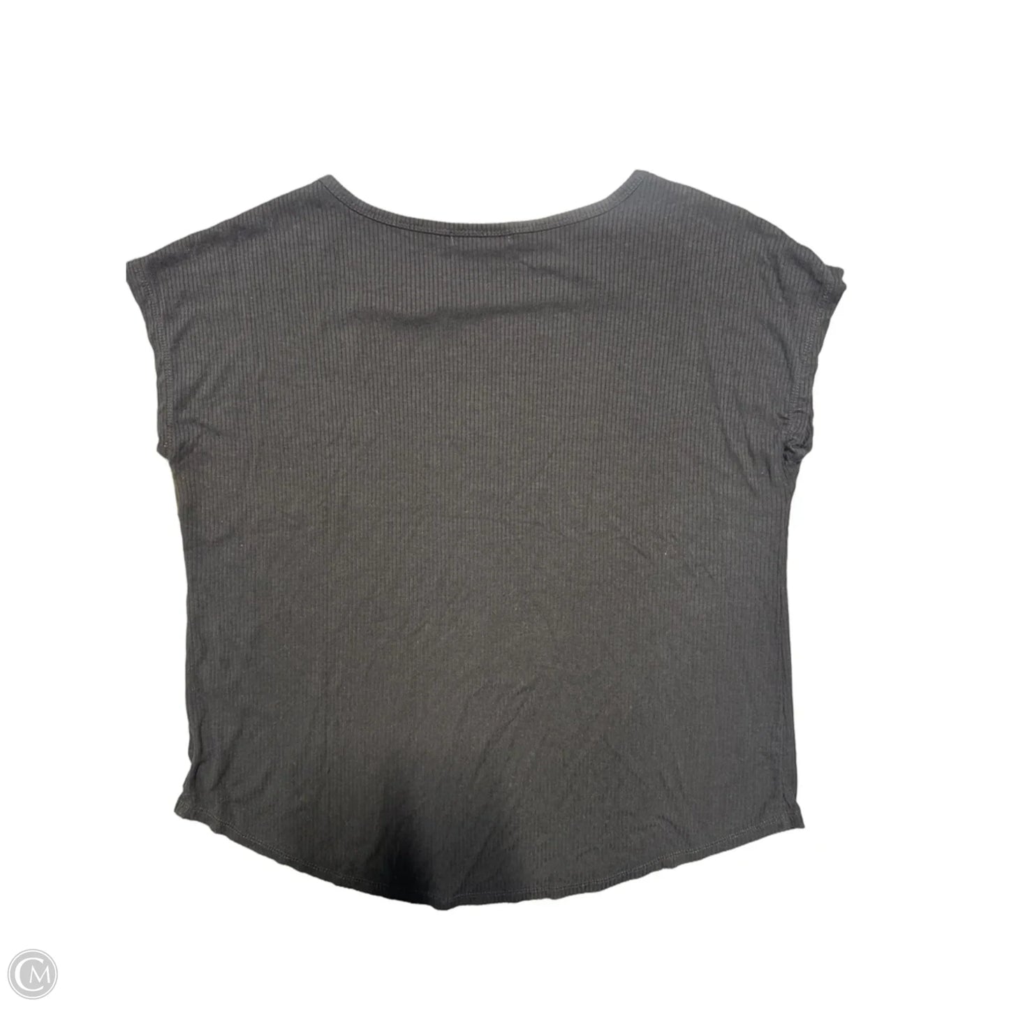 Top Short Sleeve By Active Usa In Black, Size: L