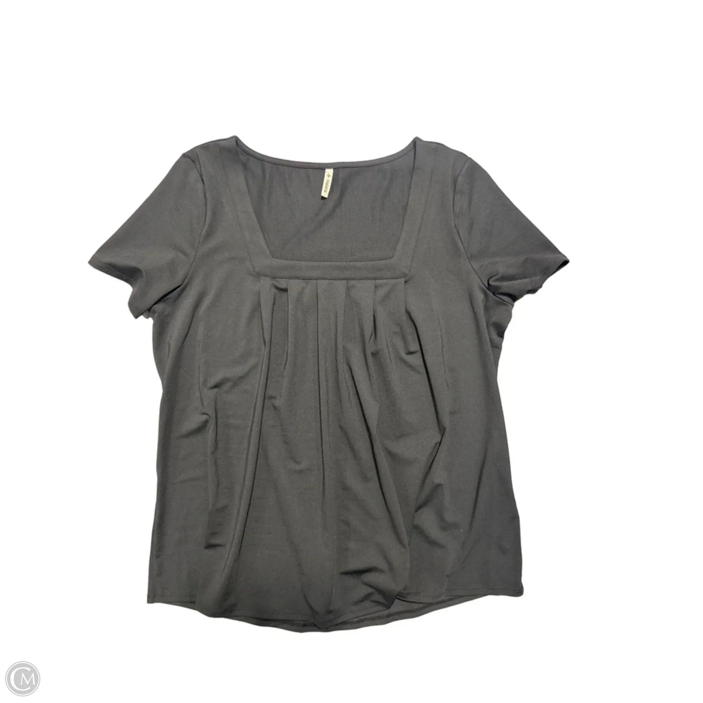 Top Short Sleeve By Halara In Black, Size: L