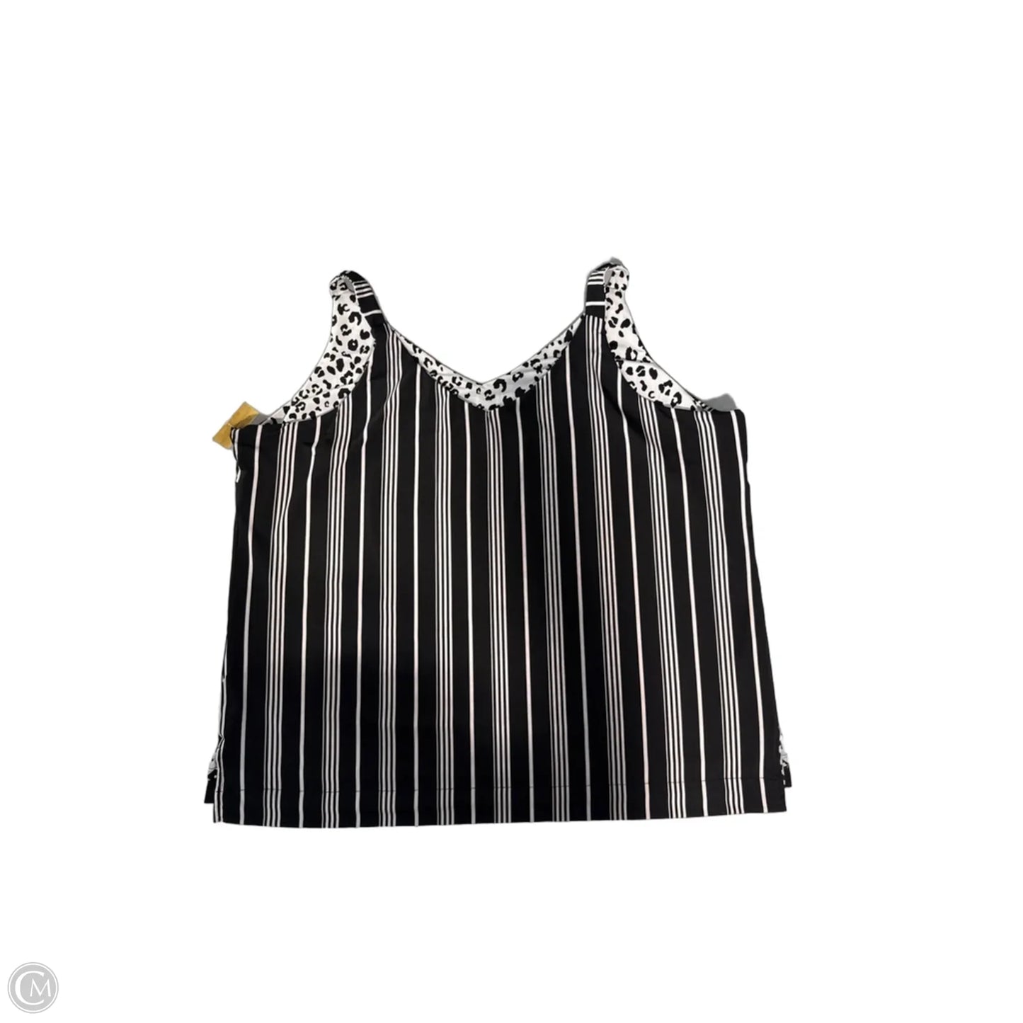 Tank Top By Cmc In Black & White, Size: Xl