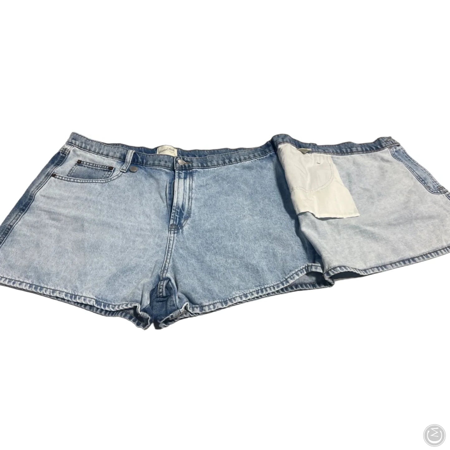 Skort By Universal Thread In Blue Denim, Size: 16