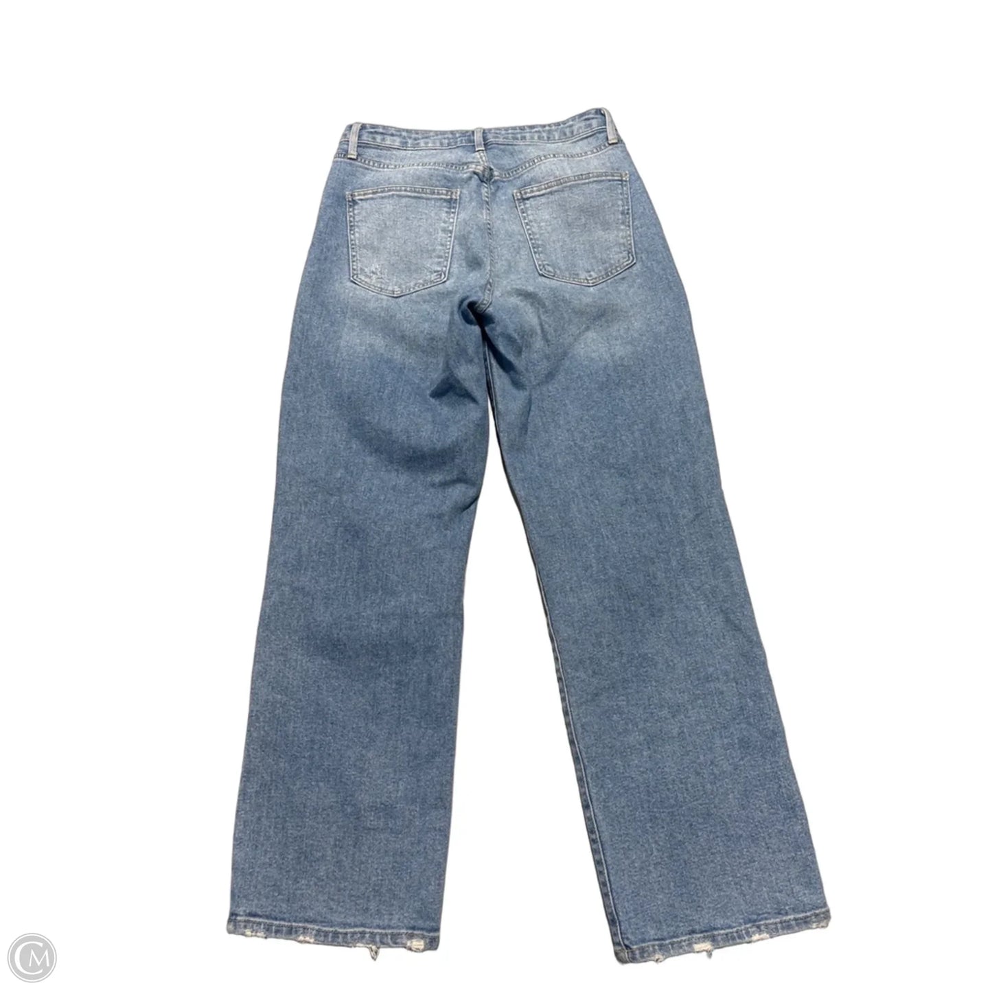 Jeans Straight By Just Black In Blue Denim, Size: 10