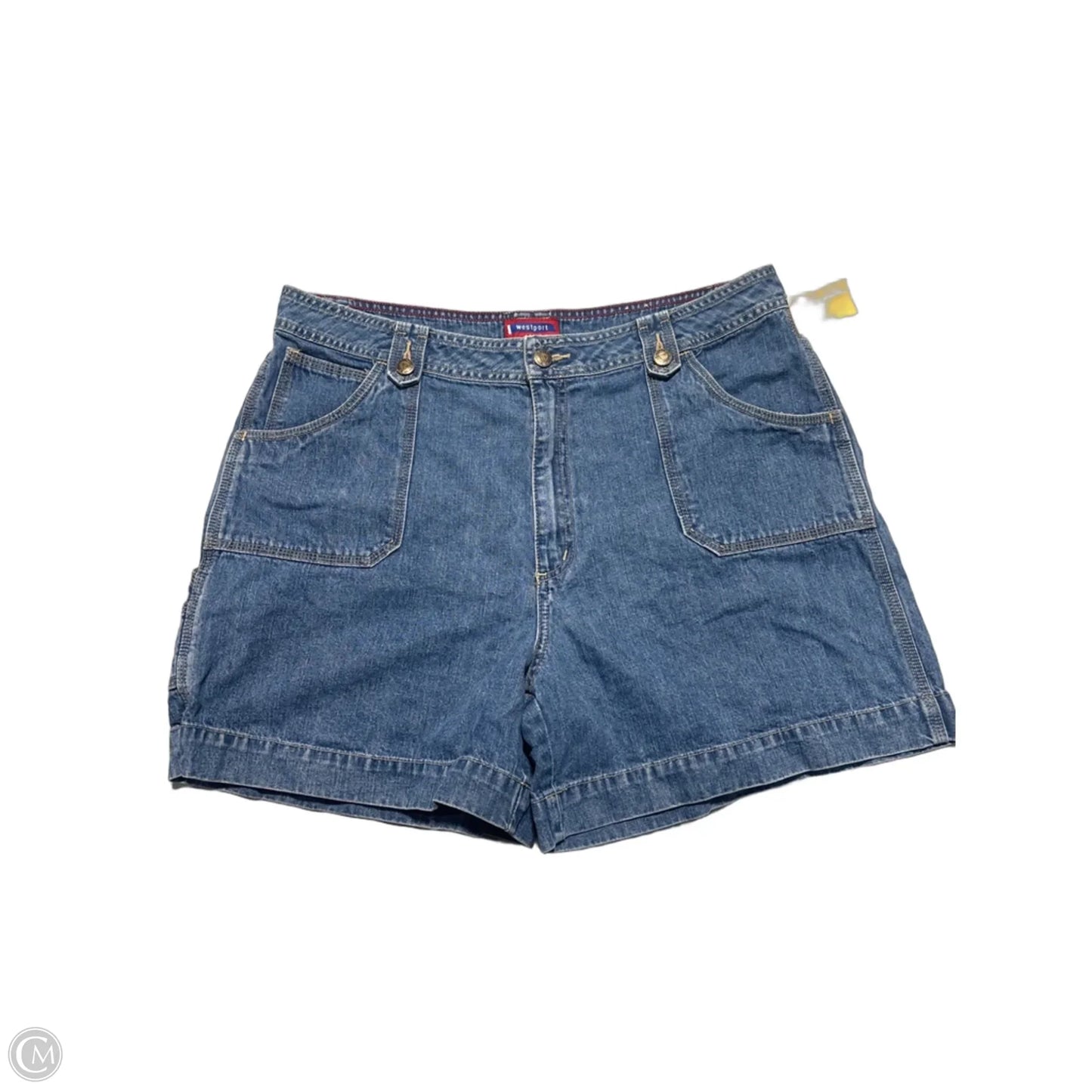 Shorts By Westport In Blue Denim, Size: 16