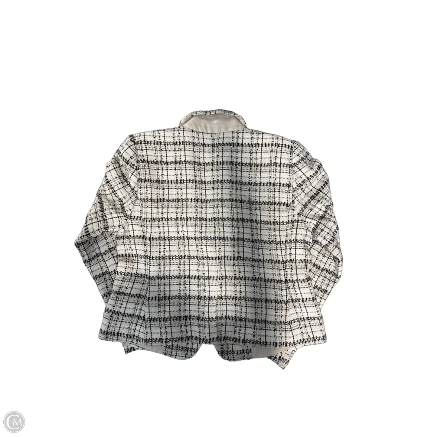 Blazer By Ann Taylor In Cream, Size: L