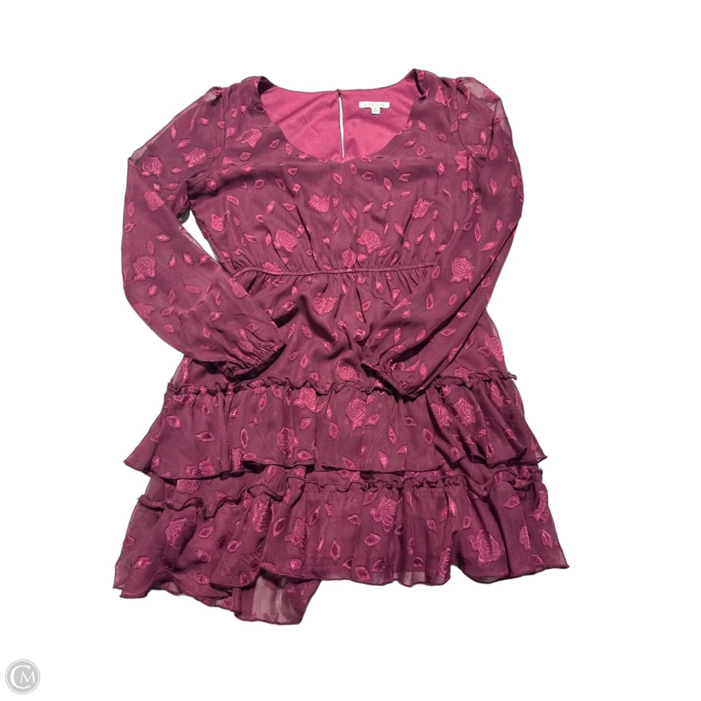 Dress Casual Short By Cmc In Purple, Size: M