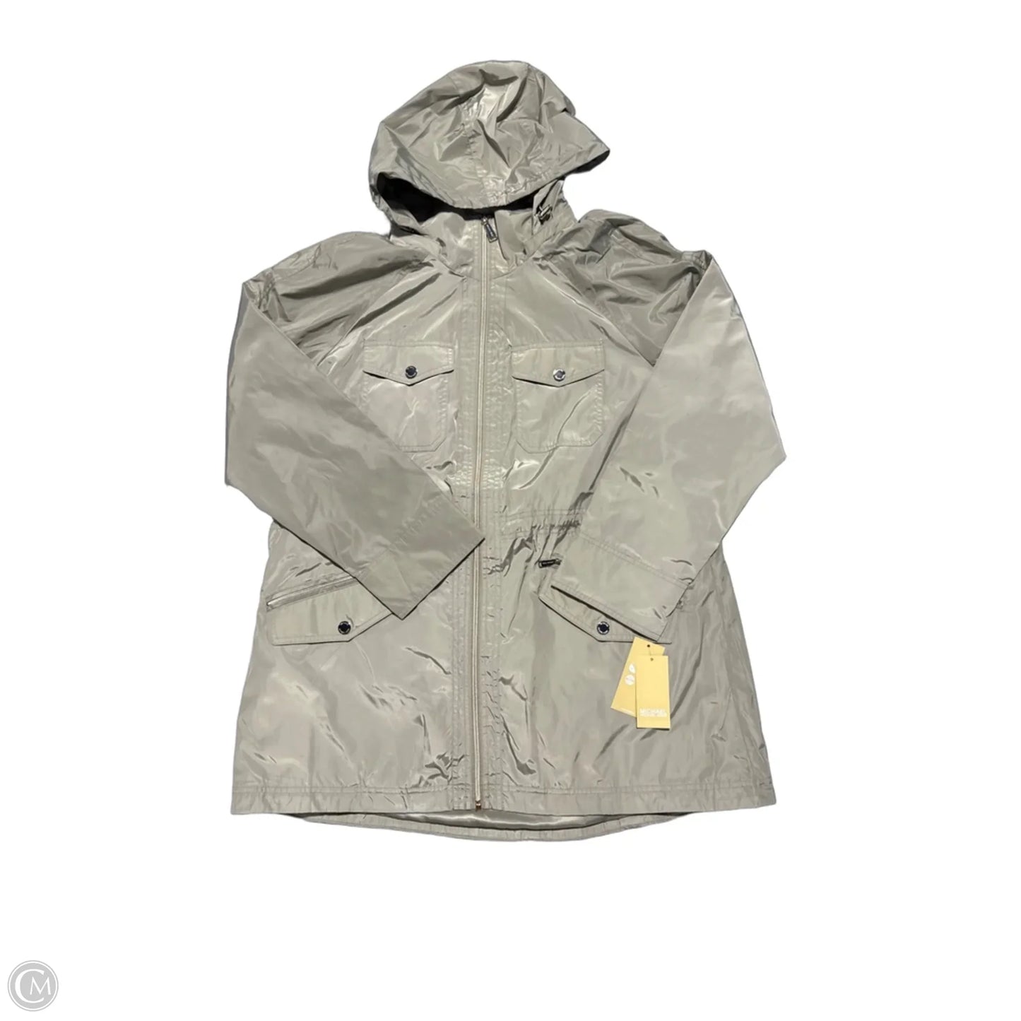Jacket Windbreaker By Michael By Michael Kors In Green, Size: Xl