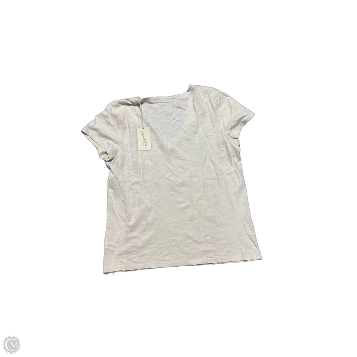 Top Short Sleeve By Universal Thread In Cream, Size: Xl