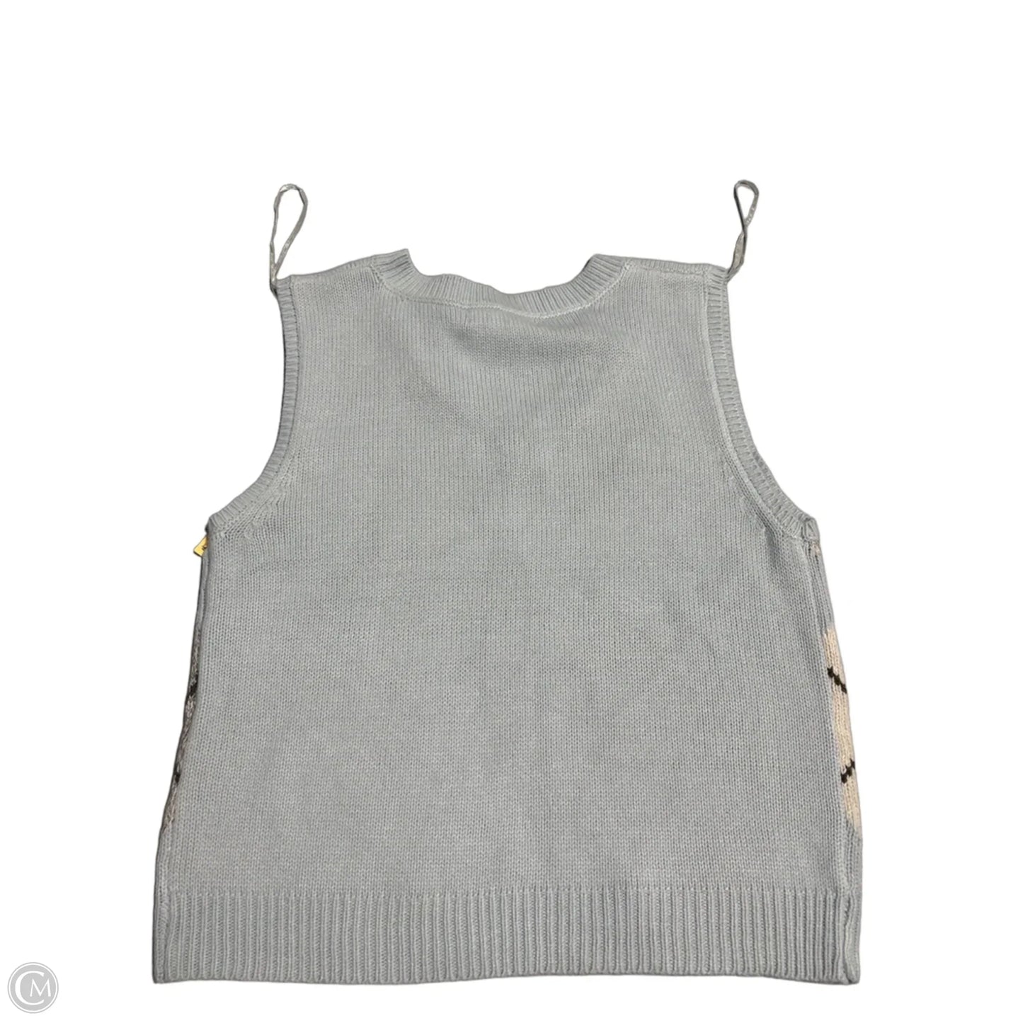 Vest Sweater By Moon And Madison In Blue, Size: M