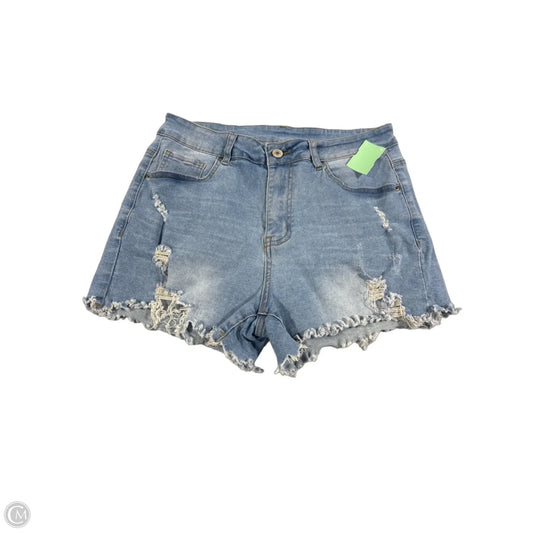 Shorts By Cme In Blue Denim, Size: 12