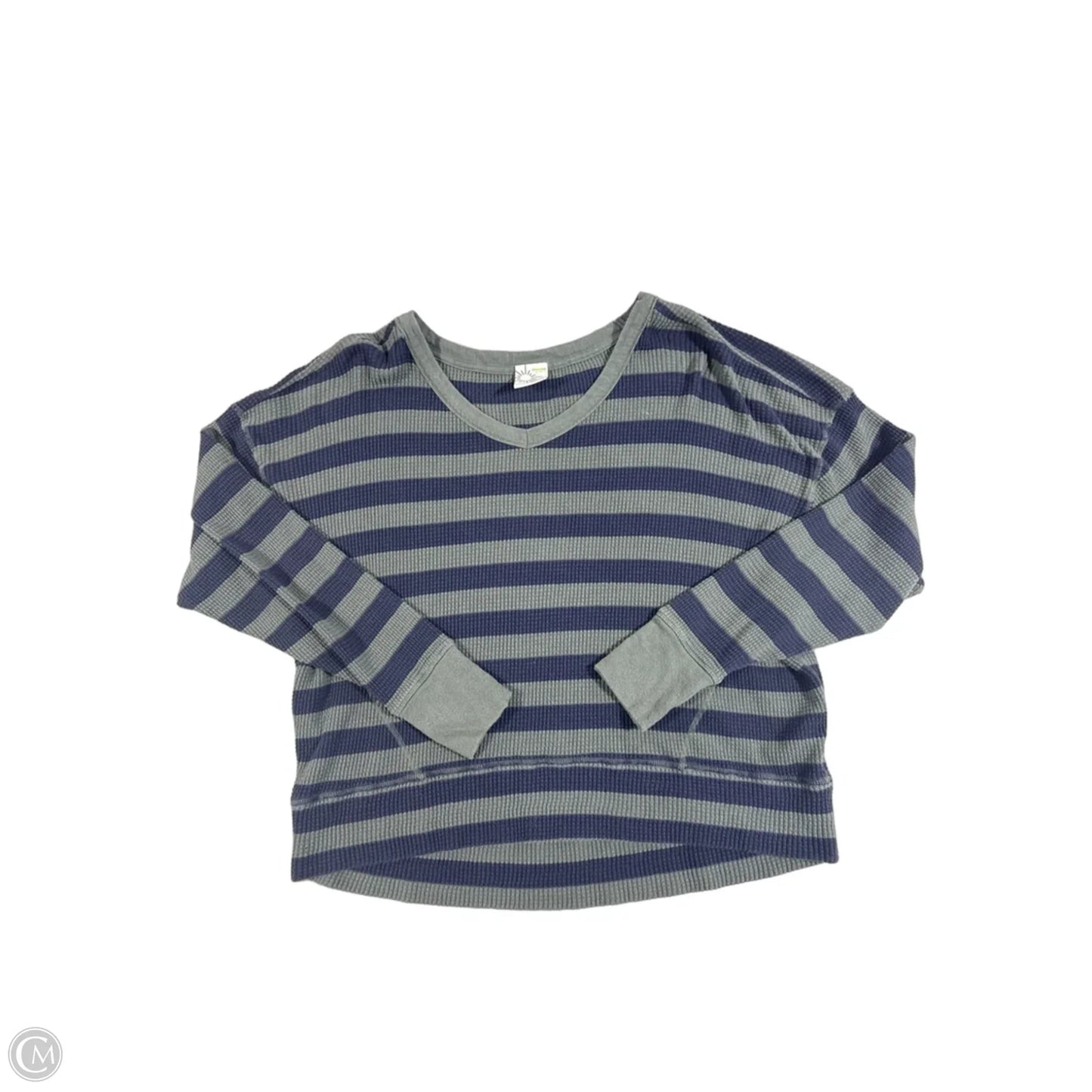 Top Long Sleeve By Offline In Blue & Green, Size: S