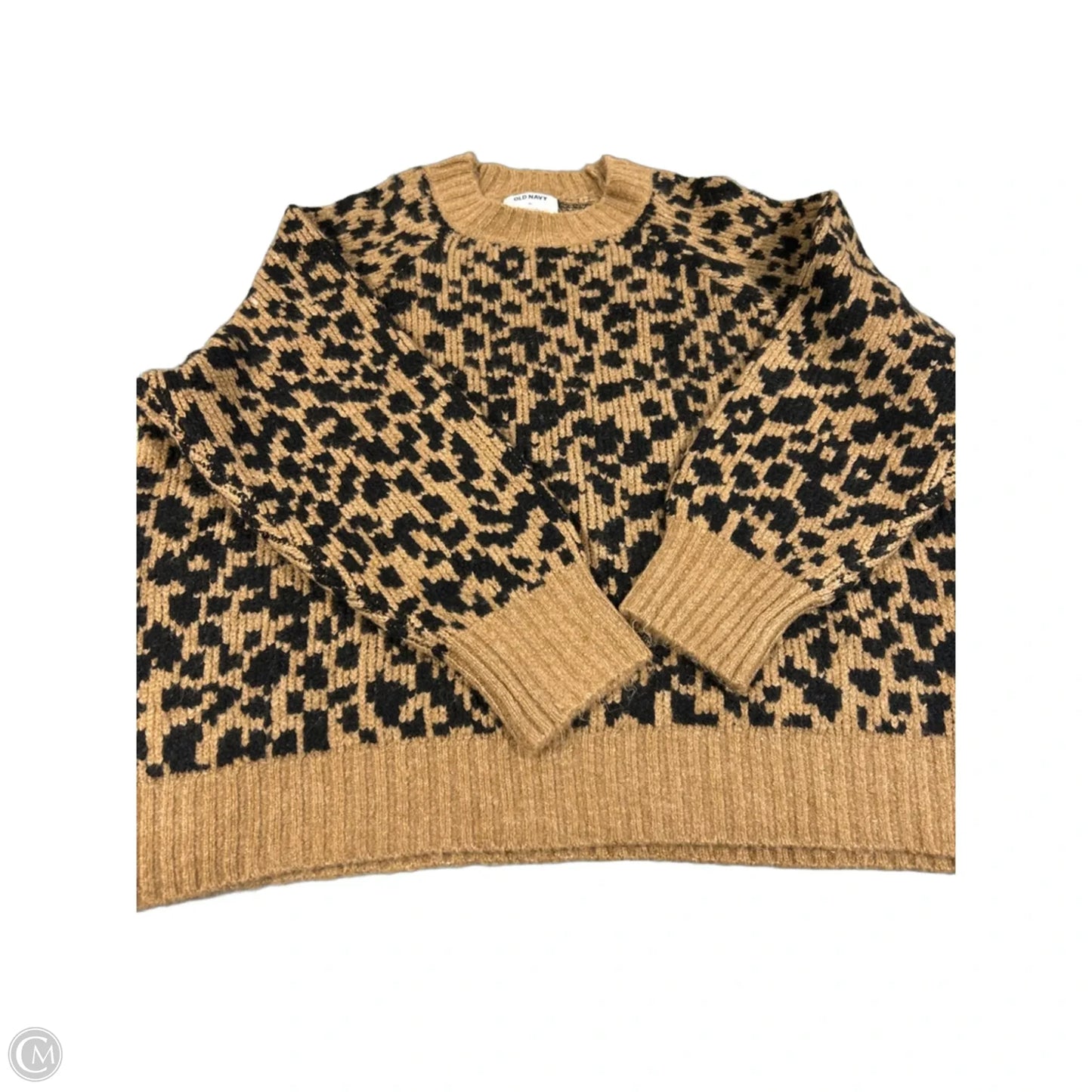 Sweater By Old Navy In Black & Brown, Size: Xl