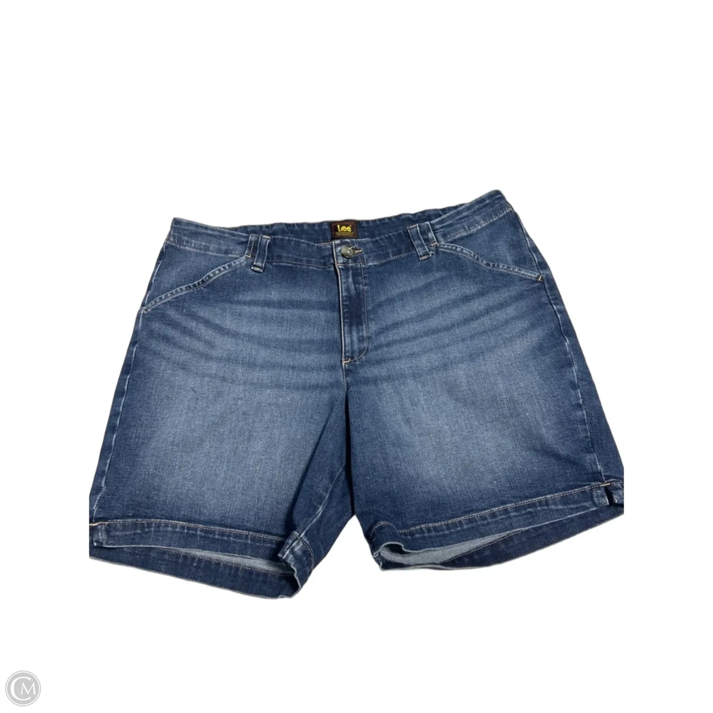 Shorts By Lee In Blue Denim, Size: 16