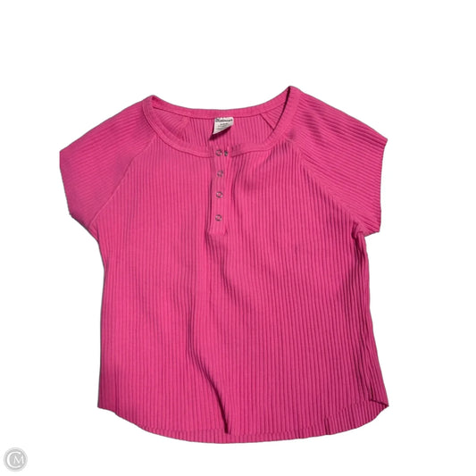 Top Short Sleeve By No Boundaries In Pink, Size: M