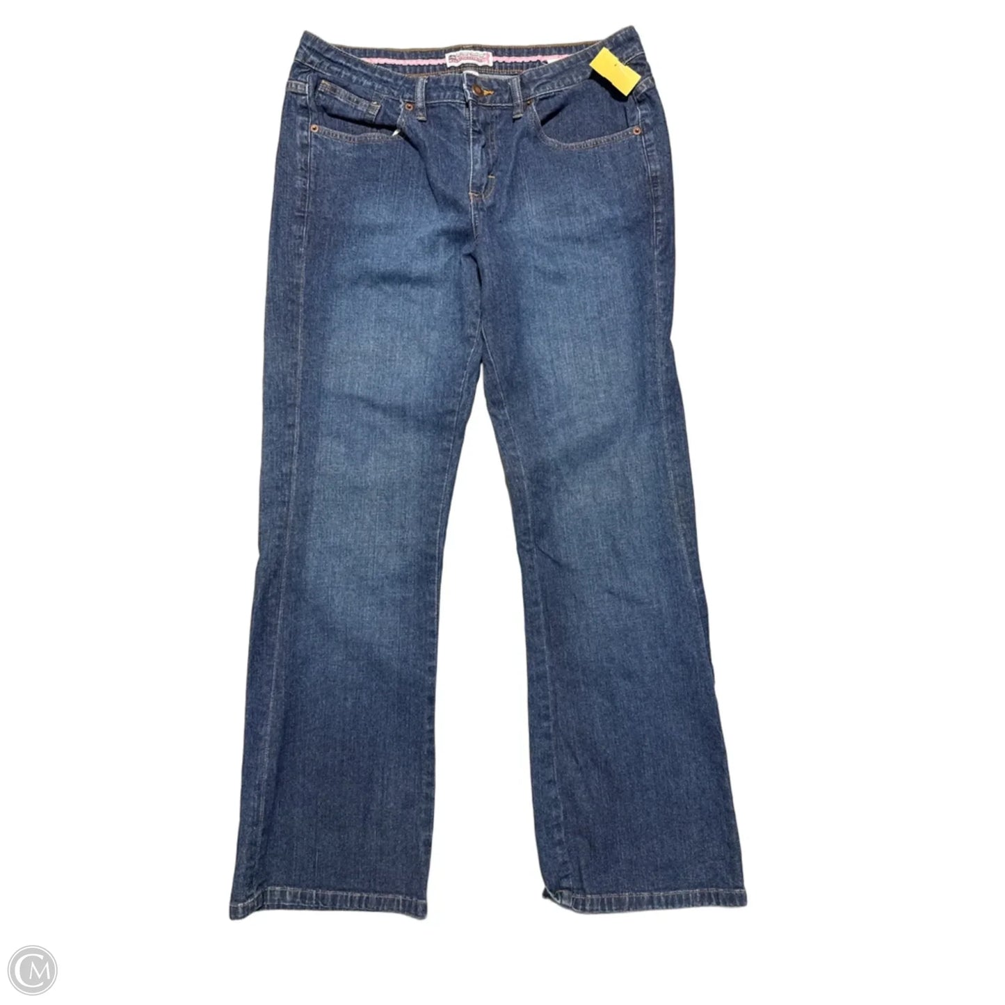 Jeans Boot Cut By Lee In Blue Denim, Size: 12