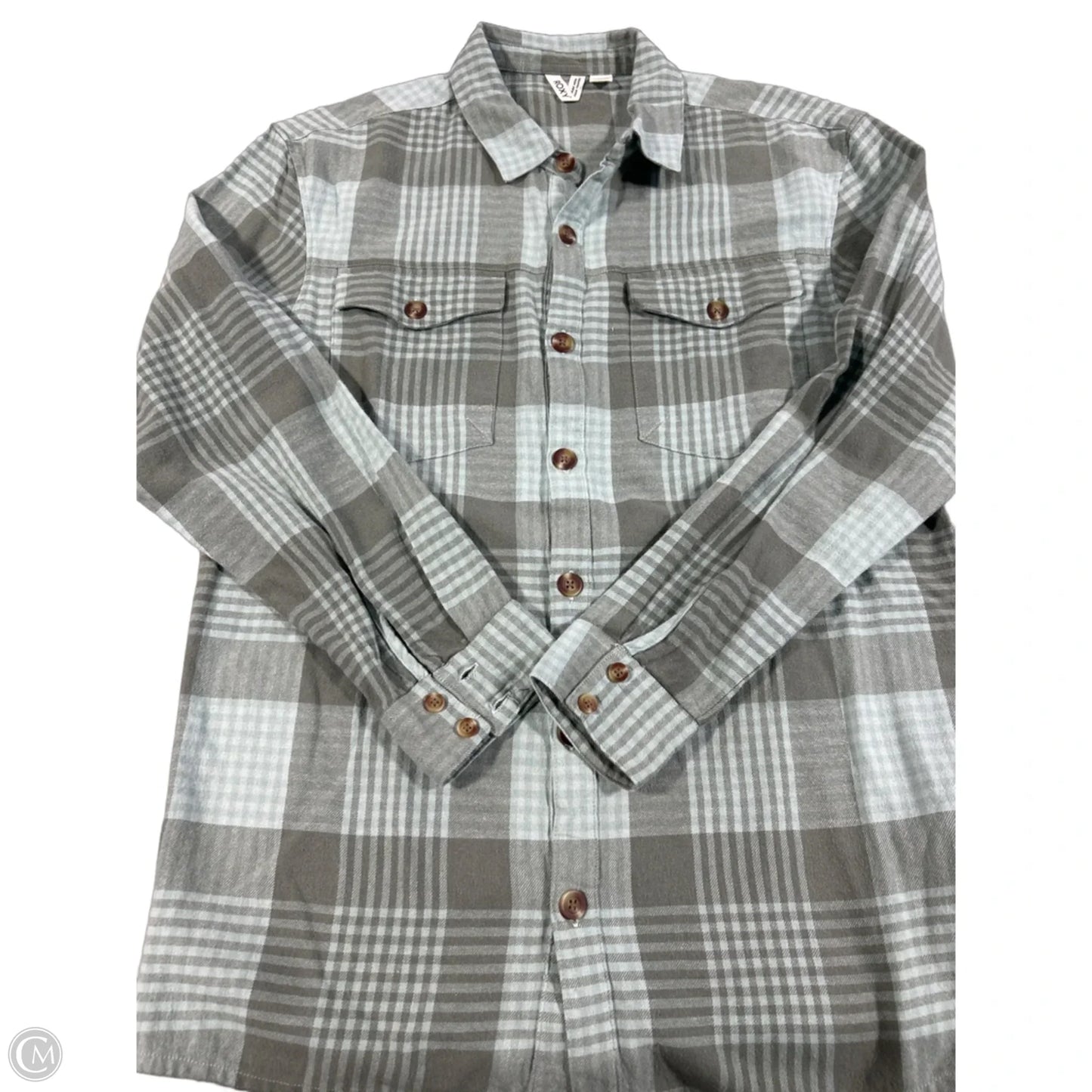 Top Long Sleeve By Roxy In Green, Size: S