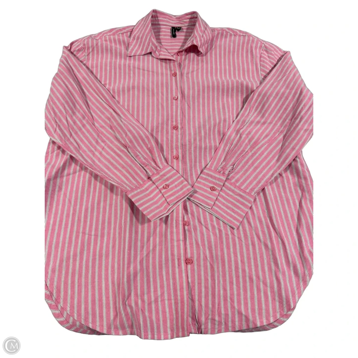 Top Long Sleeve By Vero Moda In Striped Pattern, Size: S