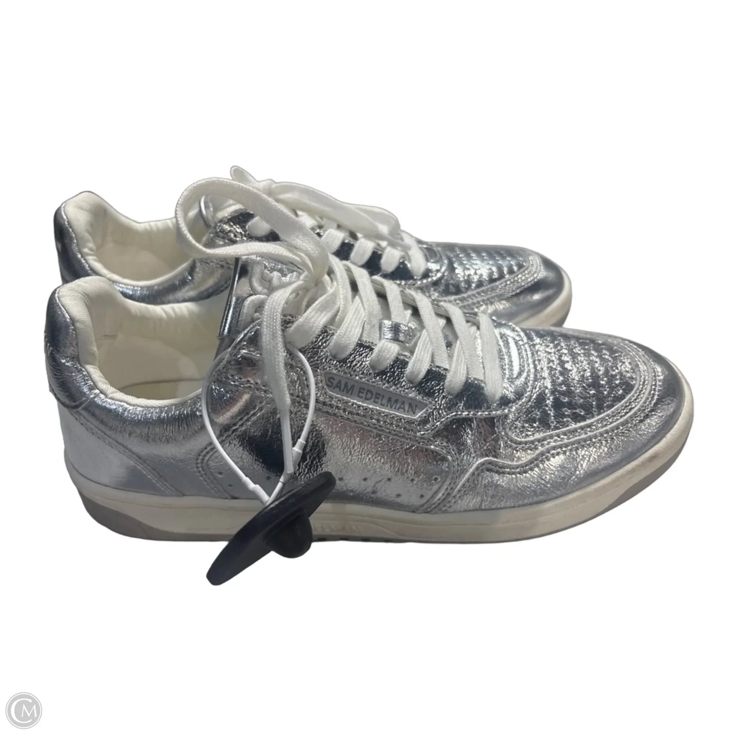 Shoes Flats By Sam Edelman In Silver, Size: 9.5