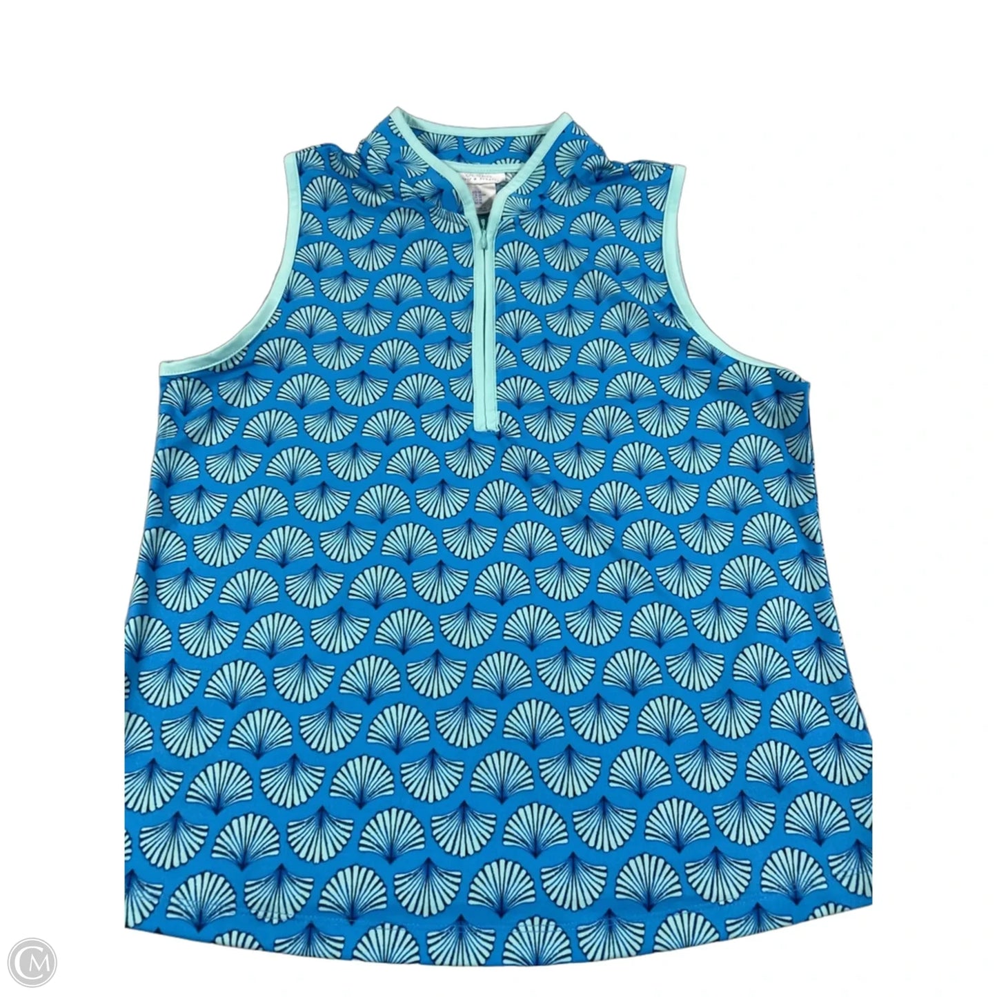 Athletic Tank Top By Sigrid Olsen In Teal, Size: M