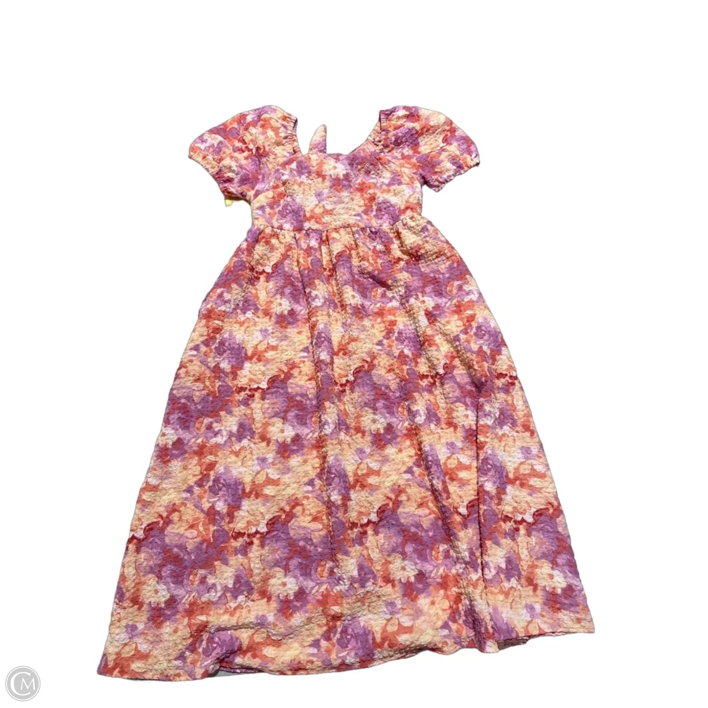 Dress Casual Maxi By Time And Tru In Floral Print, Size: Xs