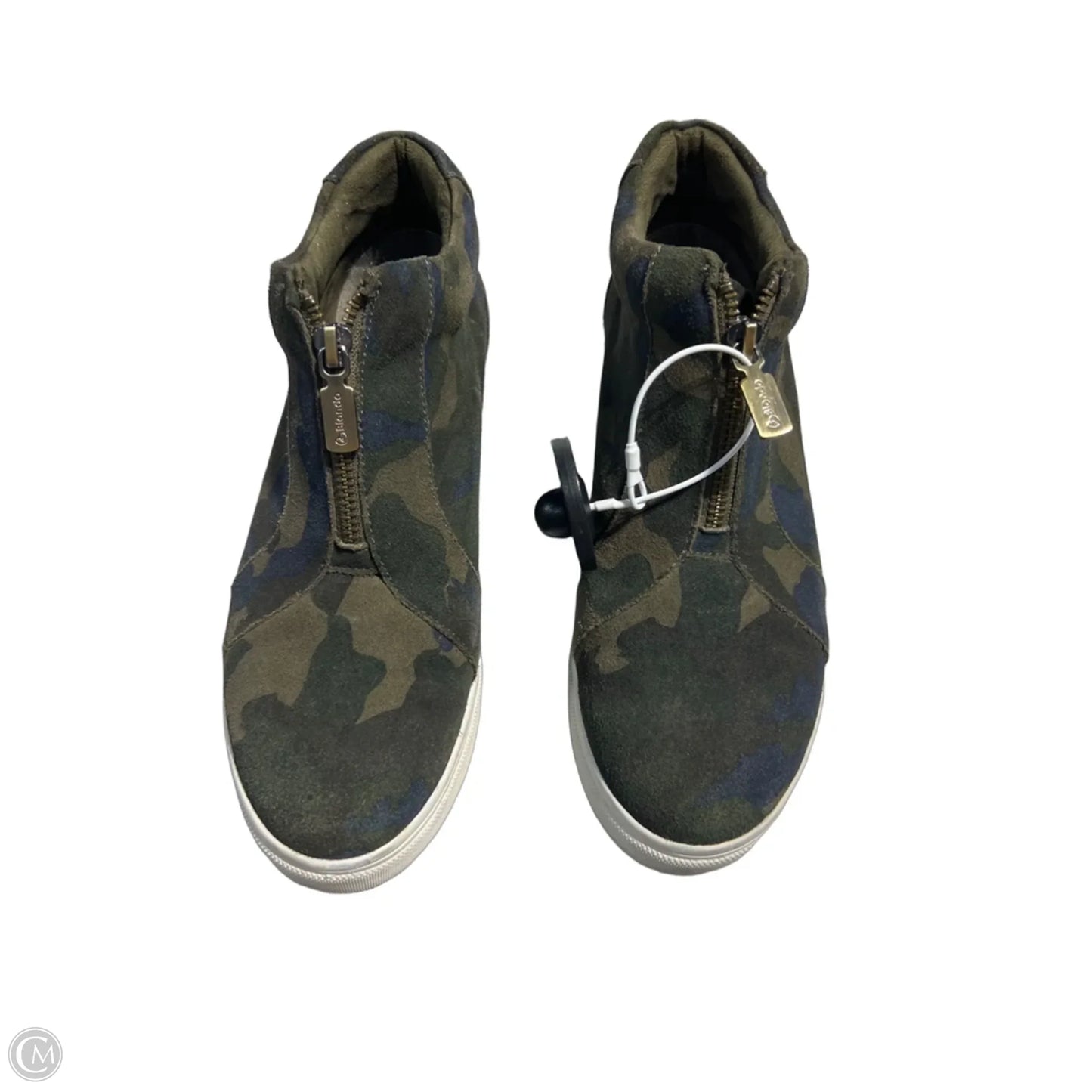 Shoes Heels Wedge By Blondo In Camouflage Print, Size: 8.5