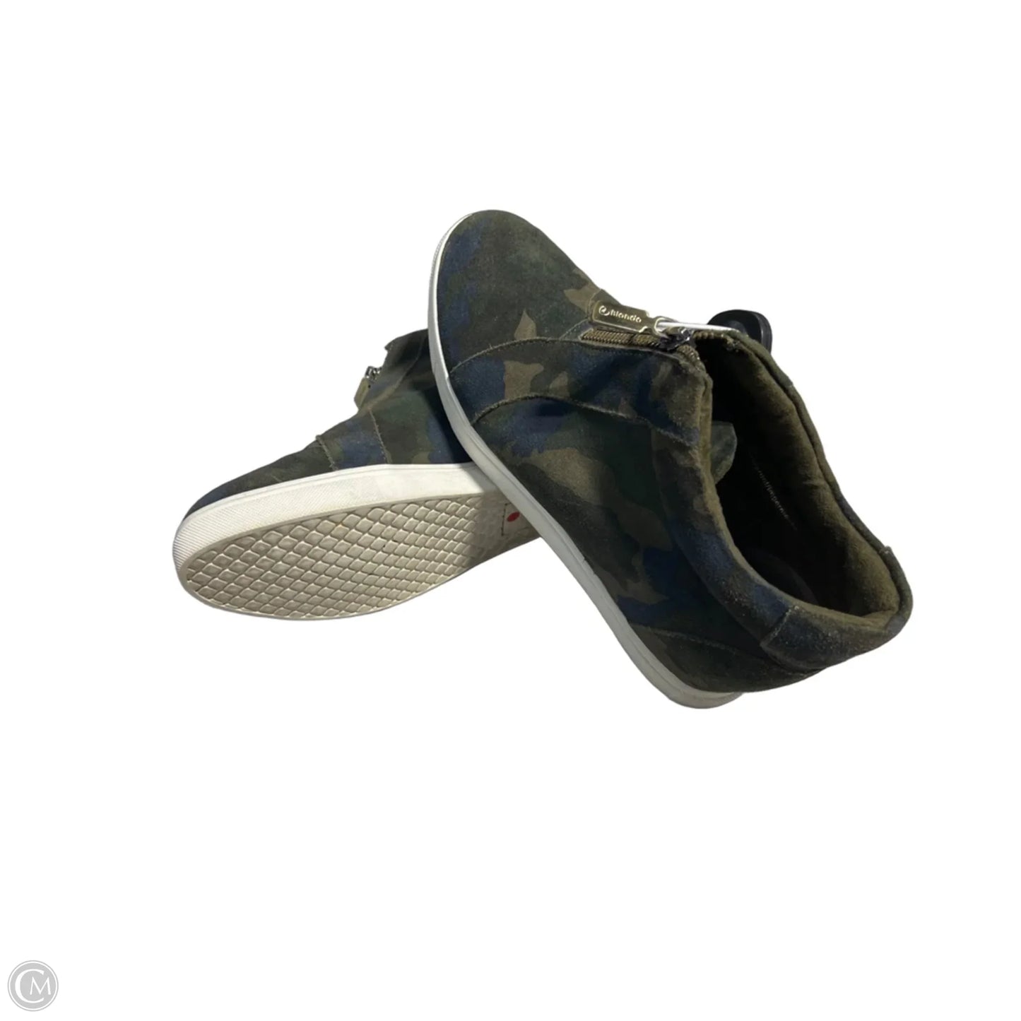Shoes Heels Wedge By Blondo In Camouflage Print, Size: 8.5