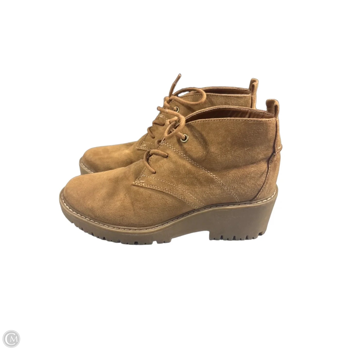 Boots Ankle Heels By White Mountain In Tan, Size: 7.5