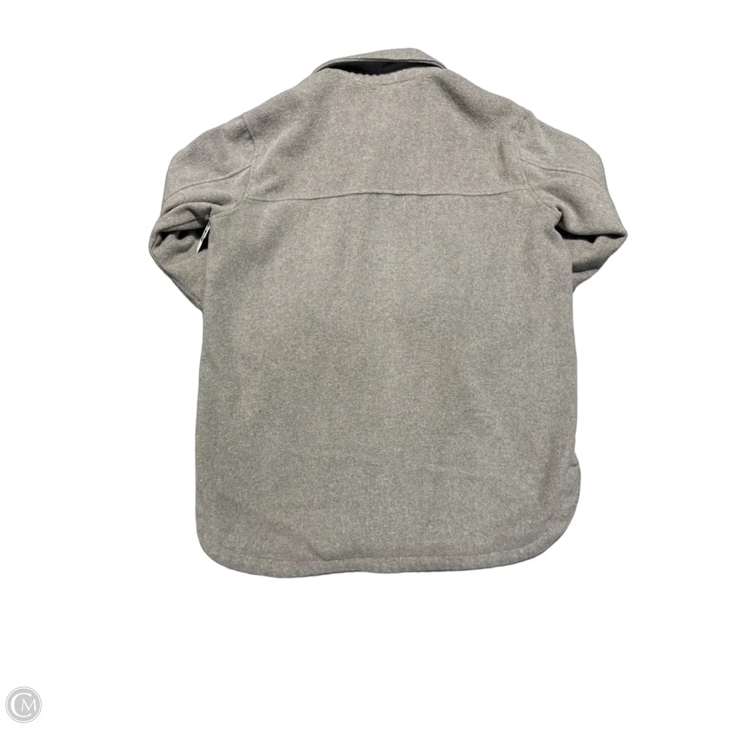 Jacket Fleece By Thread And Supply In Grey, Size: L
