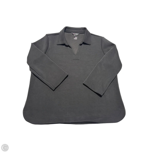Top Long Sleeve By Multiples In Black, Size: Xl