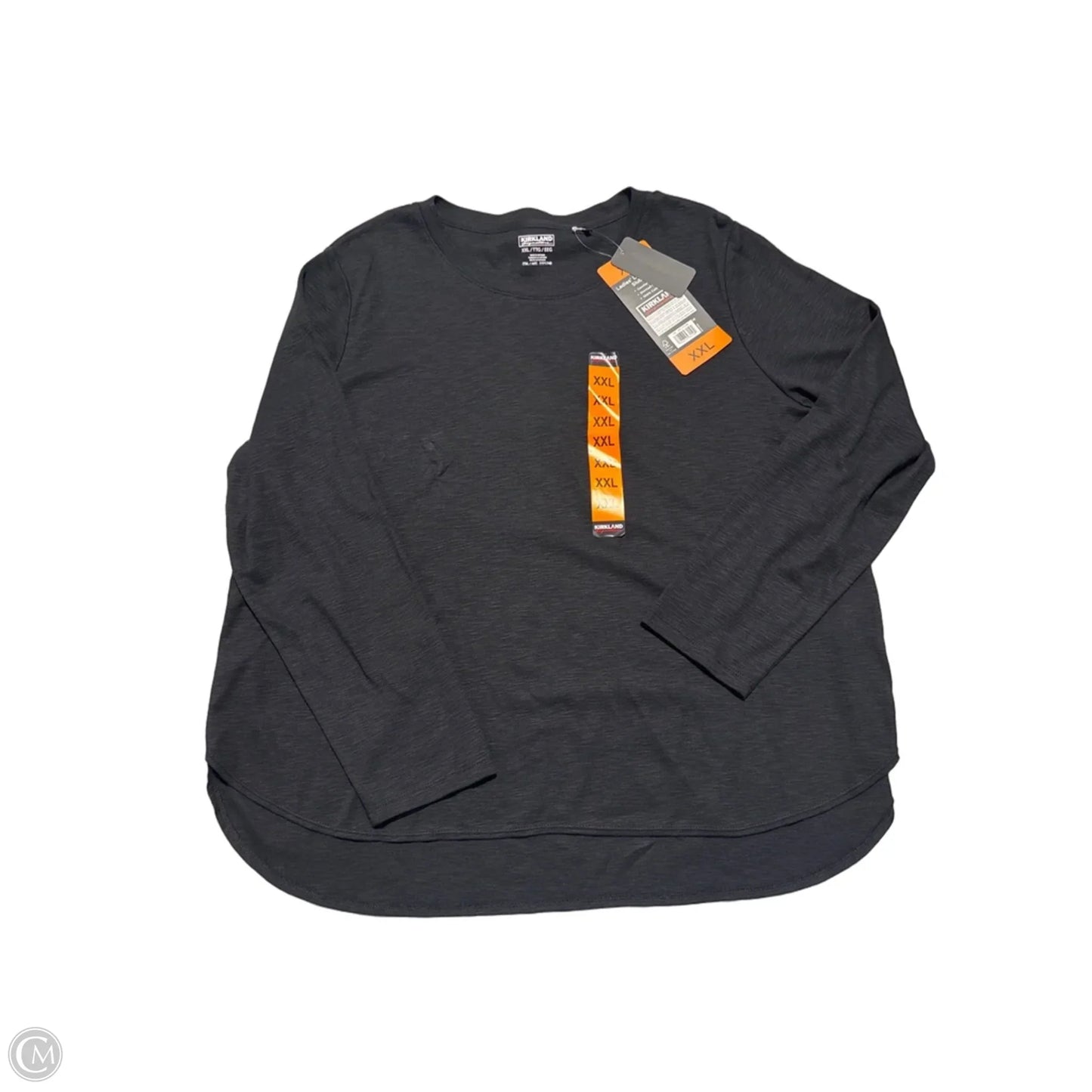 Top Long Sleeve Basic By Kirkland In Black, Size: Xxl