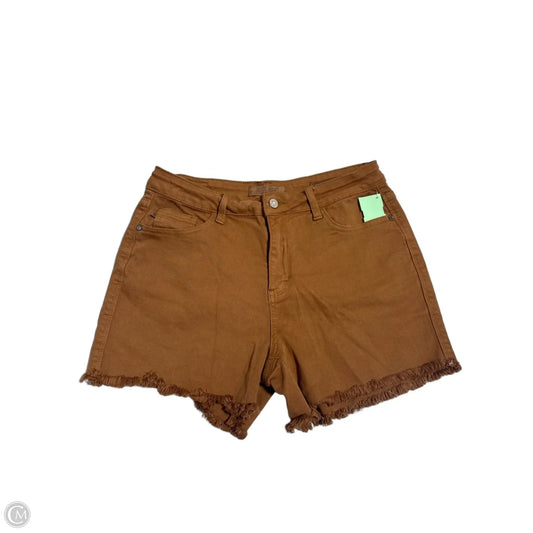 Shorts By Judy Blue In Brown Denim, Size: L