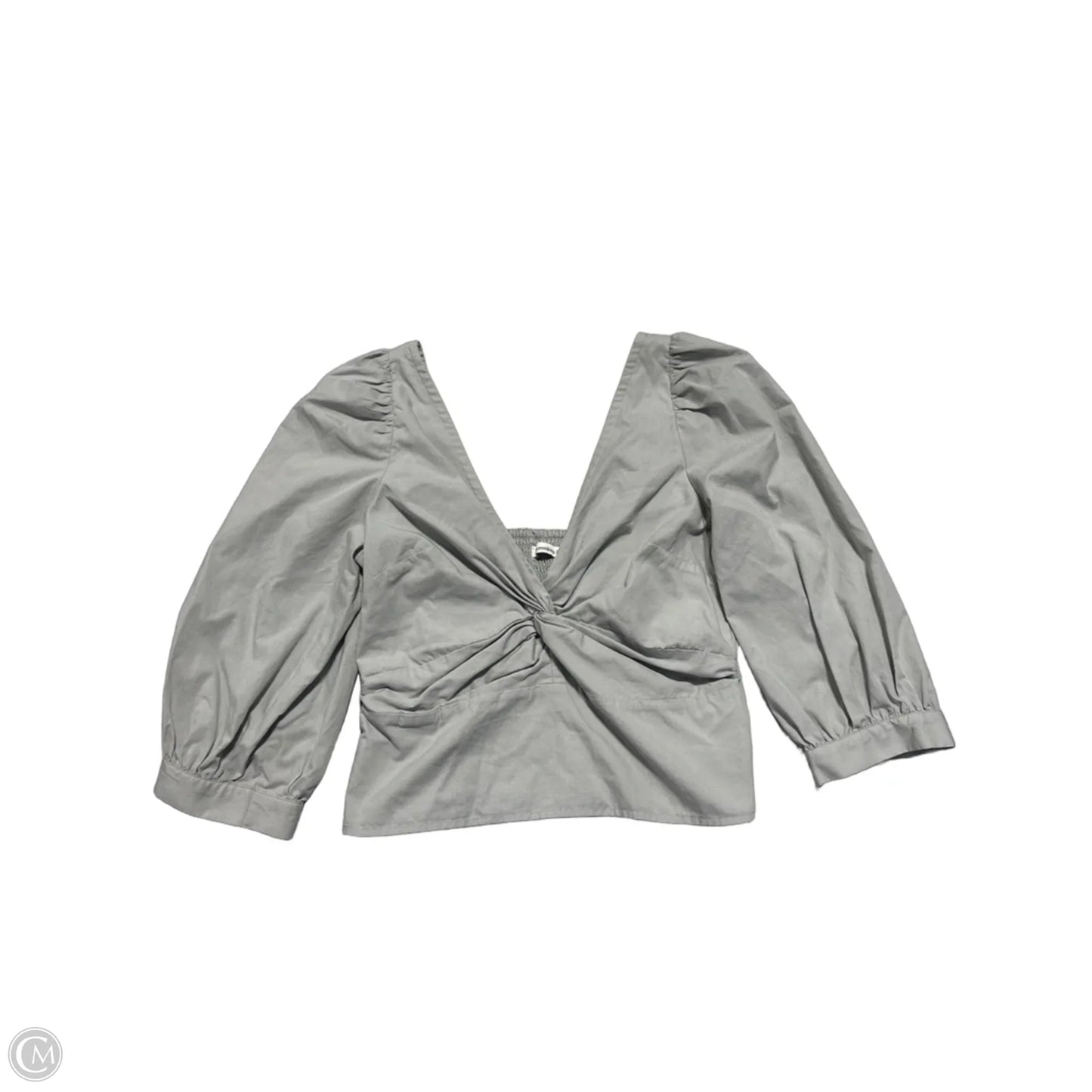 Top 3/4 Sleeve By Abercrombie And Fitch In Green, Size: M