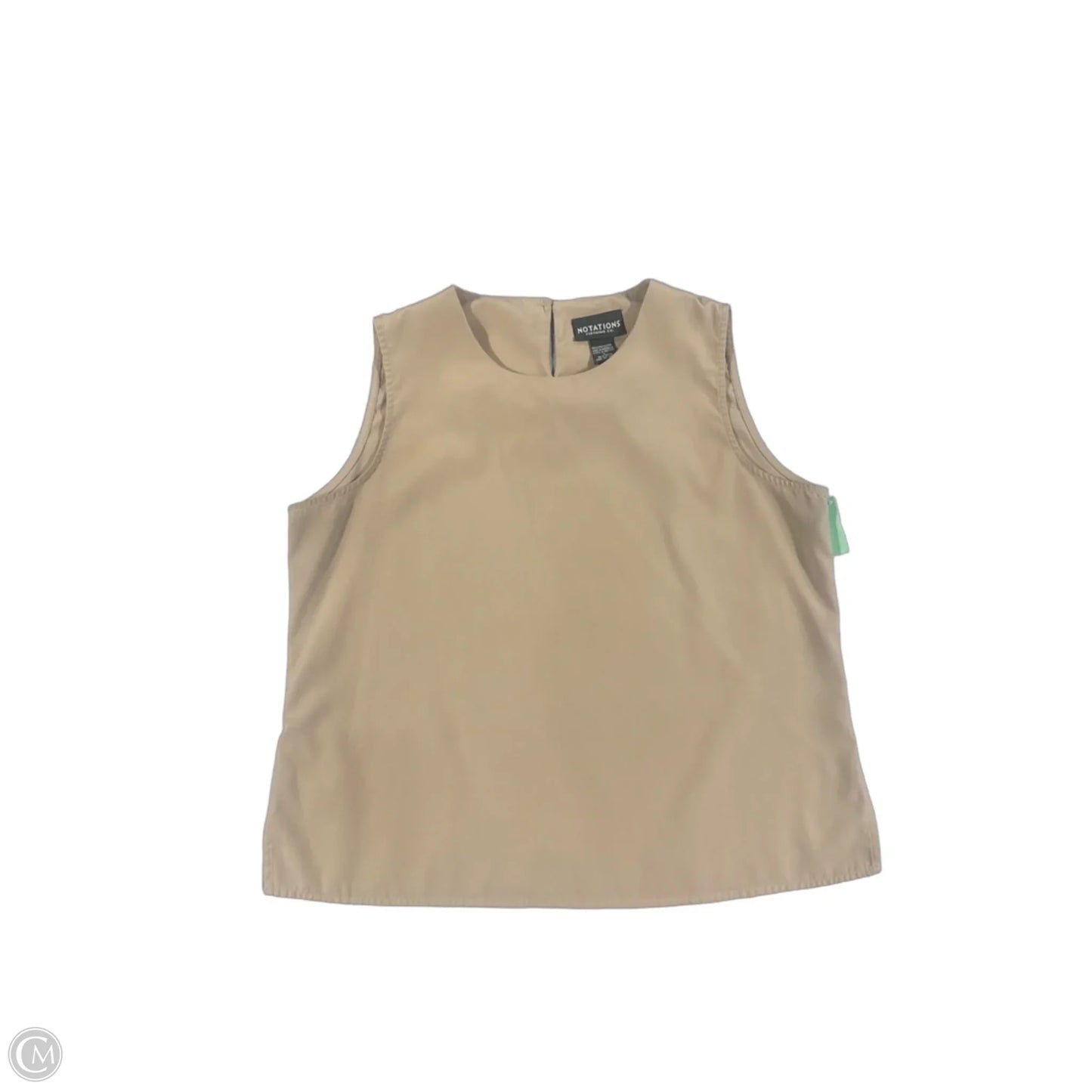 Tank Top By Notations In Tan, Size: L