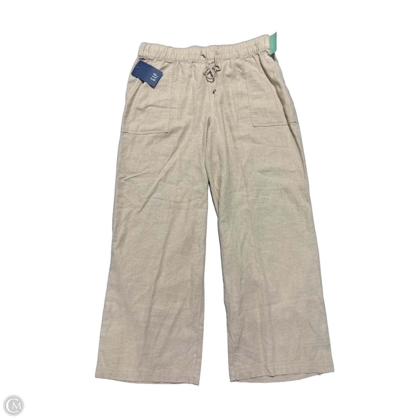 Pants Linen By Gap In Tan, Size: L