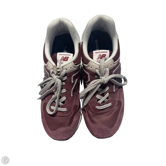 Shoes Sneakers By New Balance In Maroon, Size: 9.5
