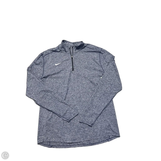 Top Long Sleeve By Nike In Blue, Size: Xl