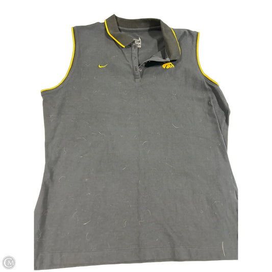 Tank Top By Nike In Black, Size: L