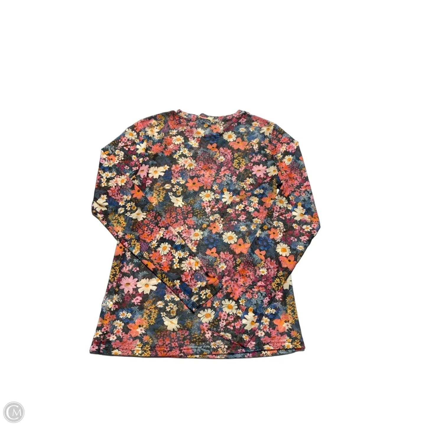 Top Long Sleeve By Blakeley In Floral Print, Size: L