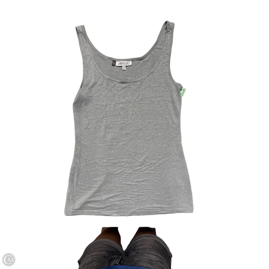 Tank Top By Jennifer Lopez In Silver, Size: M