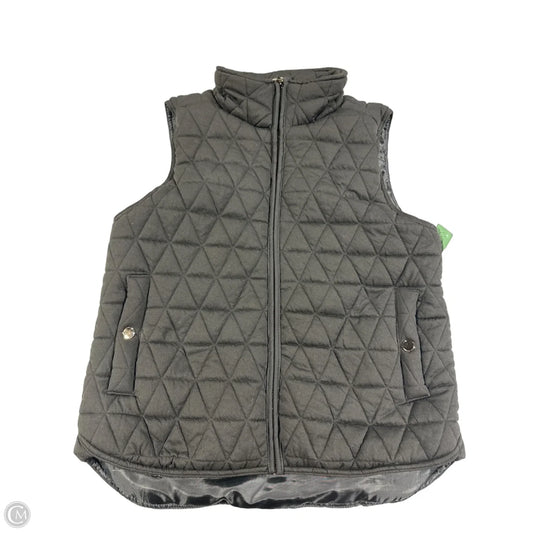 Vest Puffer & Quilted By Pulse In Black, Size: S