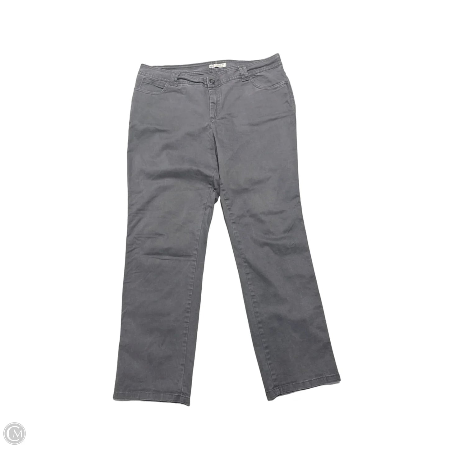 Jeans Straight By Lee In Grey, Size: 16