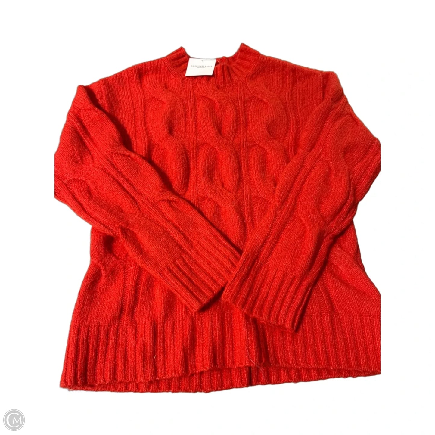 Sweater By American Eagle In Red, Size: Xxs