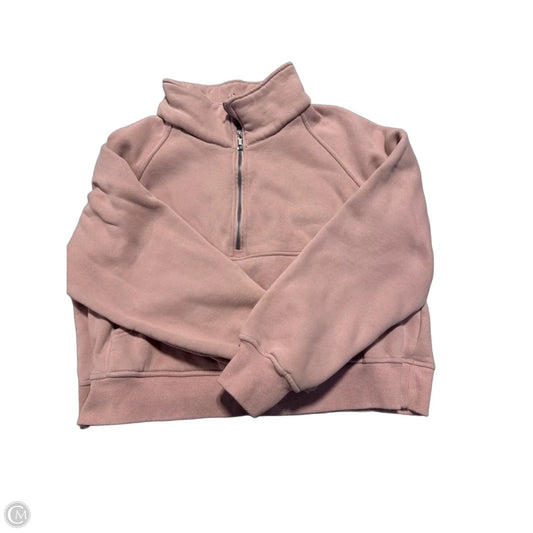 Top Long Sleeve By Automet In Pink, Size: Xl