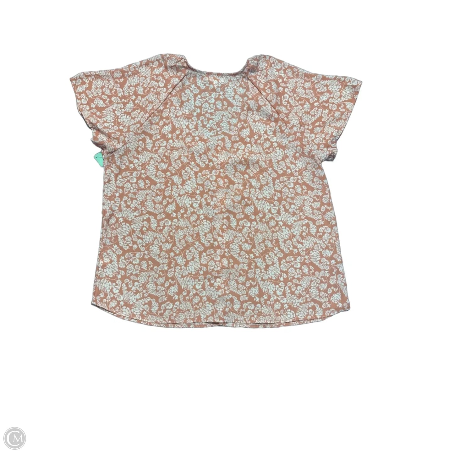 Top Short Sleeve By Maurices In Orange, Size: Xl