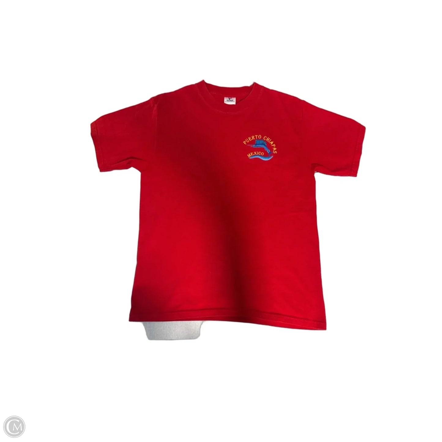 Top Short Sleeve By Cmc In Red, Size: M