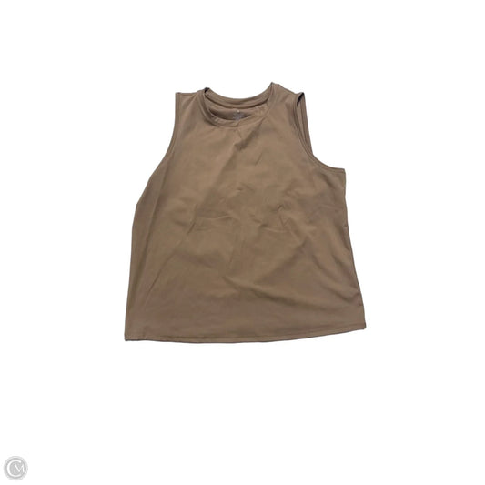 Athletic Tank Top By Tek Gear In Tan, Size: L