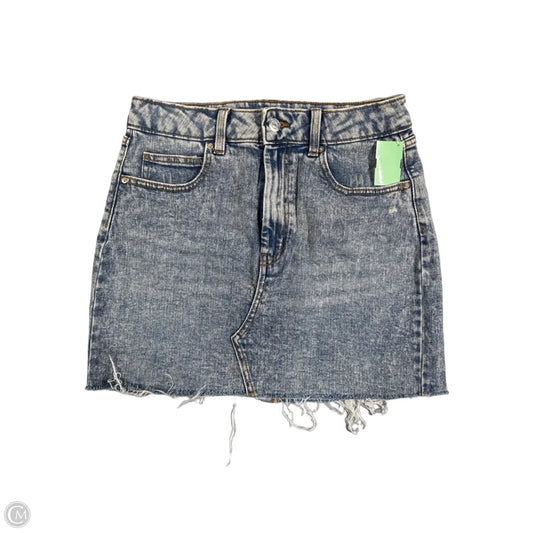 Skirt Mini & Short By Wild Fable In Blue Denim, Size: 8