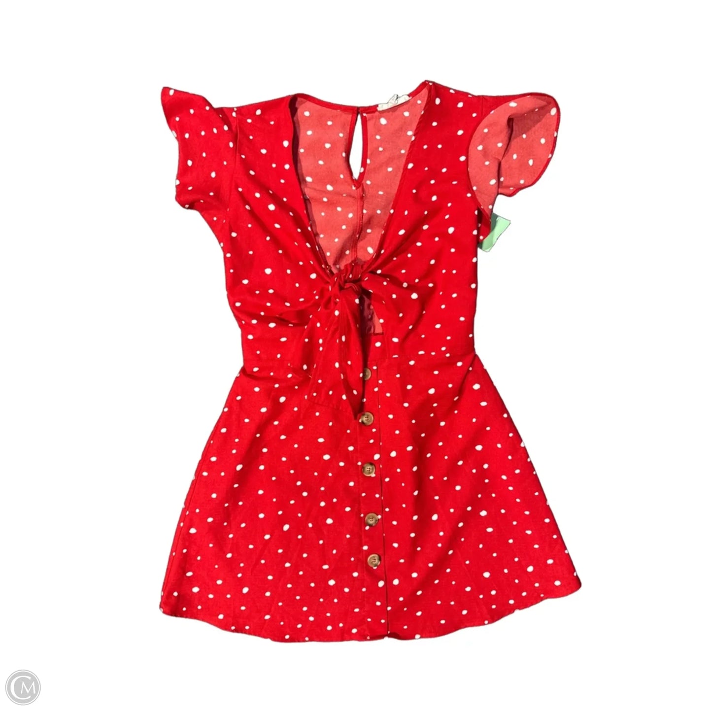 Dress Casual Short By Mine In Red, Size: M