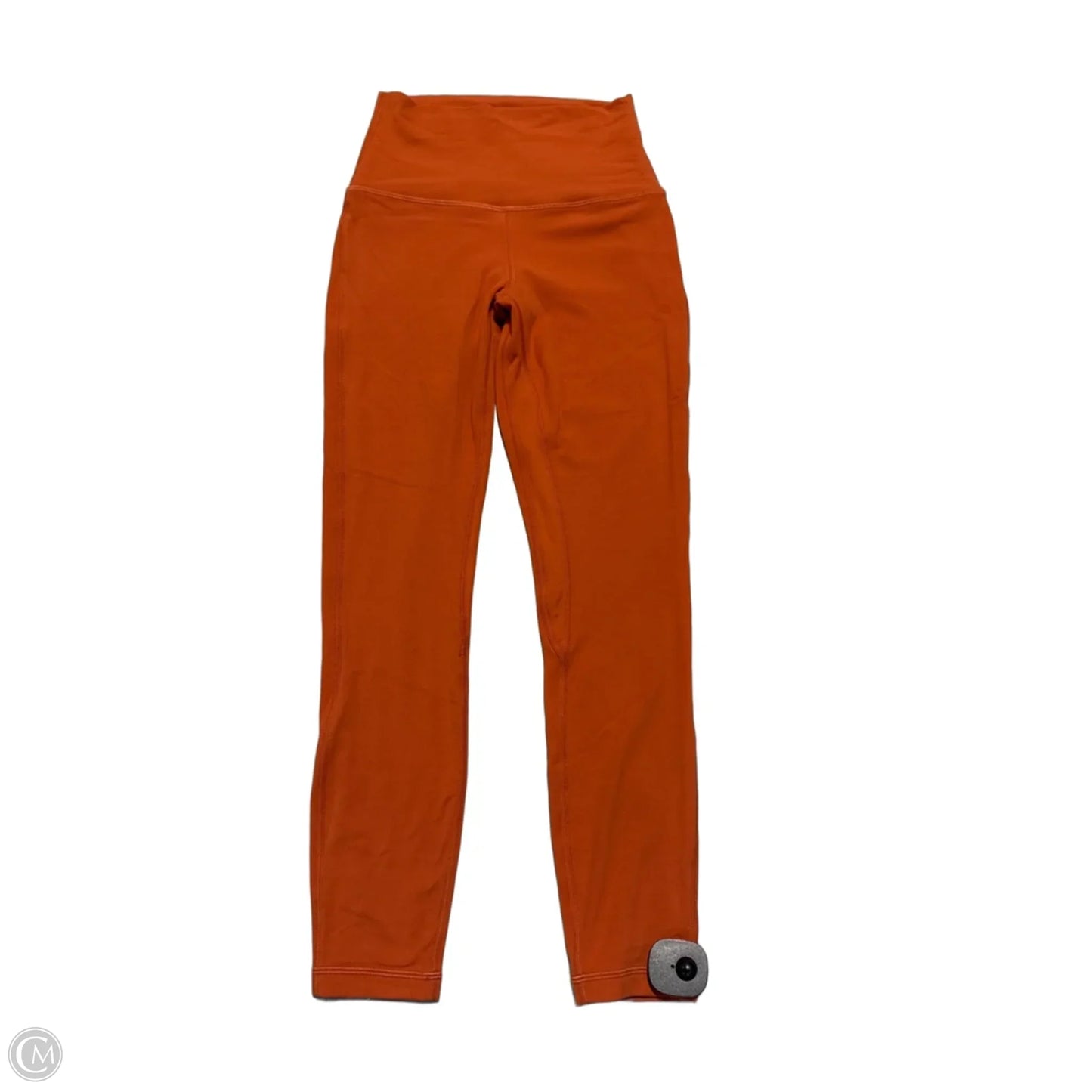 Athletic Leggings By Lululemon In Orange, Size: 4